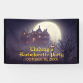 Halloween-Junggeselinnen-Abschied Banner (Horizontal)