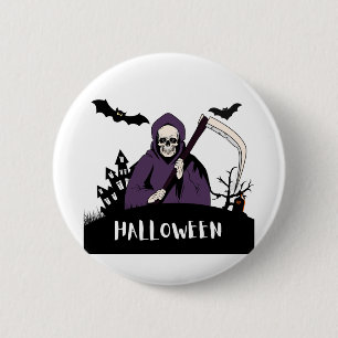 Halloween Junggeselinnen-Abschied Squad Button