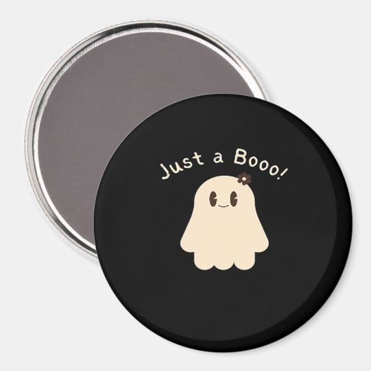 Halloween Just A Boo - Süße Boo - Süßigkeiten oder Magnet (Vorderseite/Rückseite)