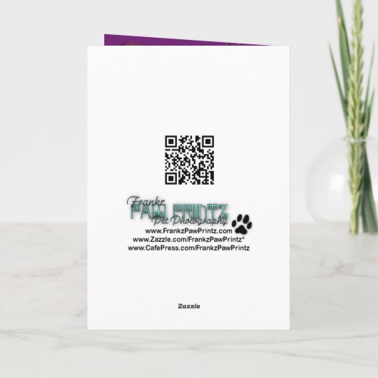 Halloween - Just a Lil Spooky - Französisch - Aqua Karte (Rückseite)