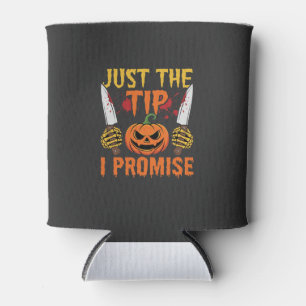 Halloween Just The Tip Kürbismesser Grafik Dosenkühler
