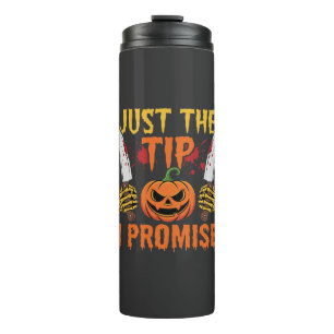Halloween Just The Tip Kürbismesser Grafik Thermosbecher