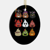 Halloween Kackend Emojis Face Pumpkin Pirate Mummy Keramik Ornament (Rechts)