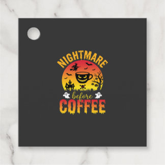 Halloween-Kaffee-Albtraum vor Kaffee Gruselig Ve Geschenkanhänger