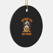 Halloween-Kaffee-Boo-Saison Keramik Ornament (Rechts)
