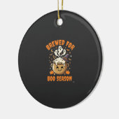 Halloween-Kaffee-Boo-Saison Keramik Ornament (Links)