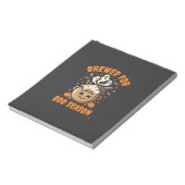 Halloween Kaffee Boo Saison Notizblock (Rotiert)