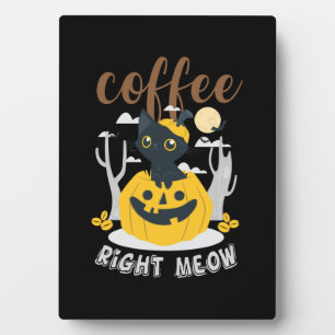 Halloween-Kaffee direkt am Geburtstag Fotoplatte