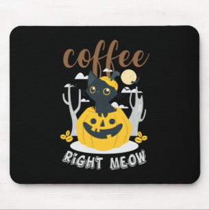 Halloween-Kaffee direkt am Geburtstag Mousepad