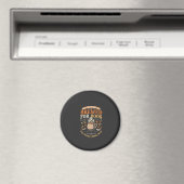 Halloween-Kaffee-Geister-Feier Magnet (In Situ (Geschirrspüler))