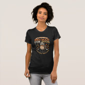 Halloween-Kaffee-Geister-Feier T-Shirt (Vorne ganz)