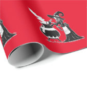 Halloween-Kaffee Geschenkpapier (Rolleneckpunkt)