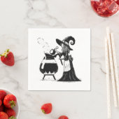 Halloween-Kaffee Serviette (Beispiel)