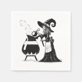 Halloween-Kaffee Serviette