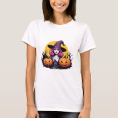 Halloween-Kaffee T-Shirt (Vorderseite)