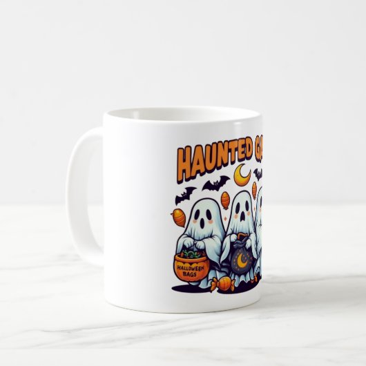 Halloween Kaffeetasse (Vorderseite Links)