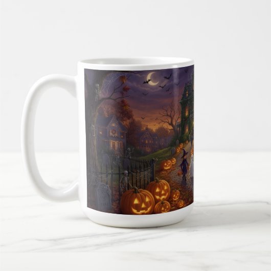 Halloween Kaffeetasse (Links)