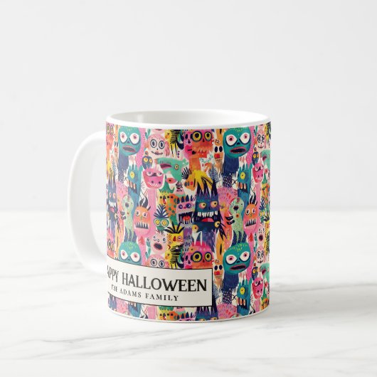 Halloween Kaffeetasse (Vorderseite Links)