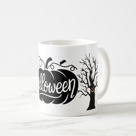 HALLOWEEN KAFFEETASSE (VorderseiteRechts)