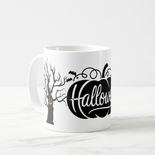 HALLOWEEN KAFFEETASSE (Vorderseite Links)