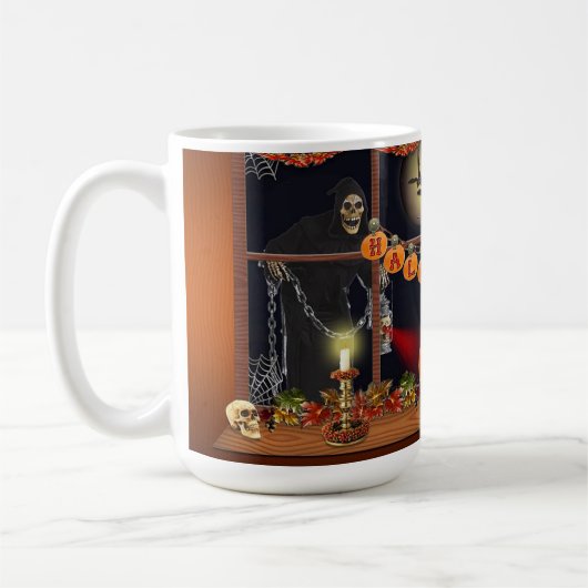 Halloween Kaffeetasse (Links)