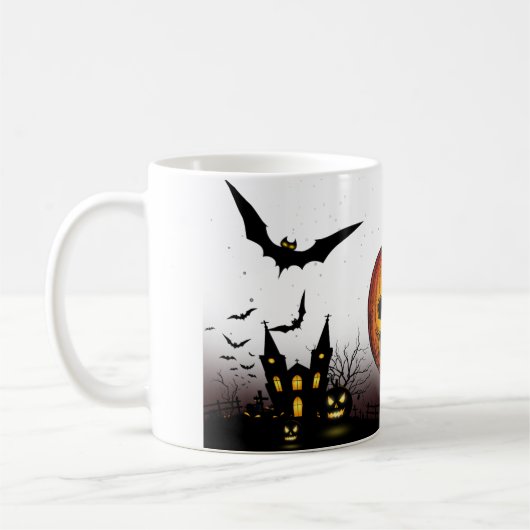 Halloween Kaffeetasse (Links)