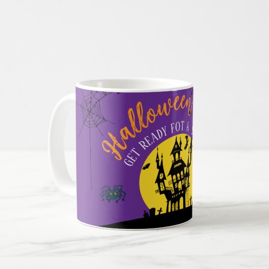Halloween Kaffeetasse (Vorderseite Links)