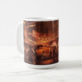 Halloween Kaffeetasse (Vorderseite Links)