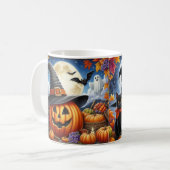 Halloween Kaffeetasse (Vorderseite Links)