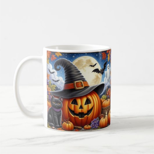 Halloween Kaffeetasse (Links)