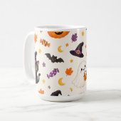 Halloween Kaffeetasse (Vorderseite Links)