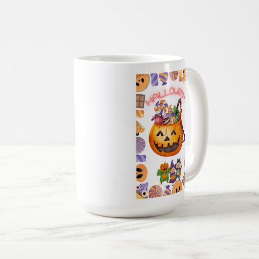 Halloween Kaffeetasse (VorderseiteRechts)