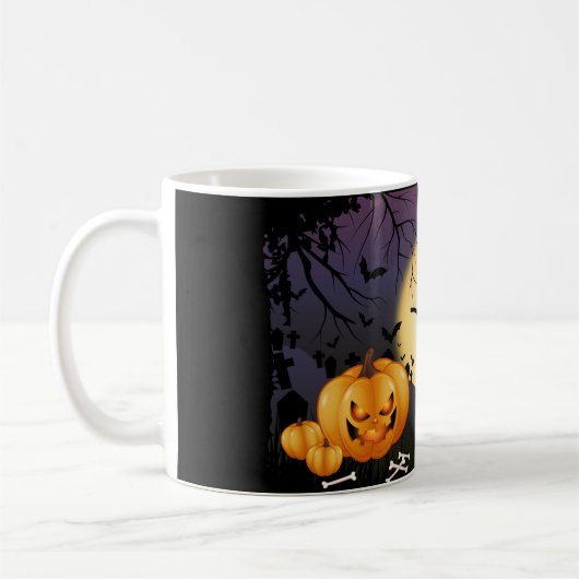 Halloween Kaffeetasse (Links)