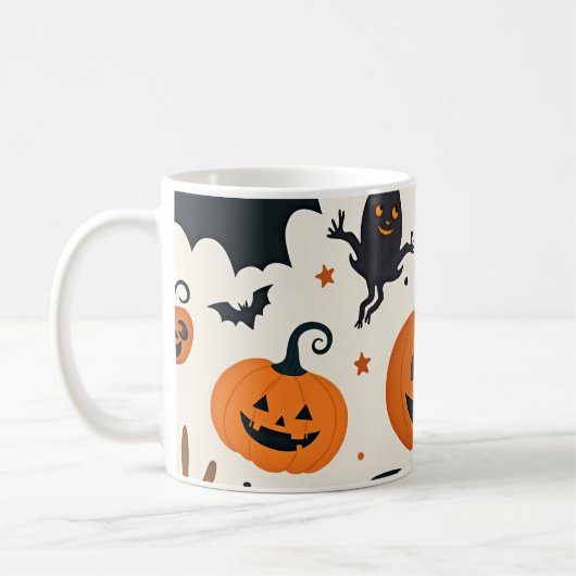 Halloween Kaffeetasse (Links)