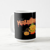 Halloween Kaffeetasse (Vorderseite Links)