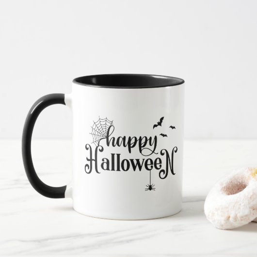 Halloween-Kaffeetasse Tasse (Mit Donut)
