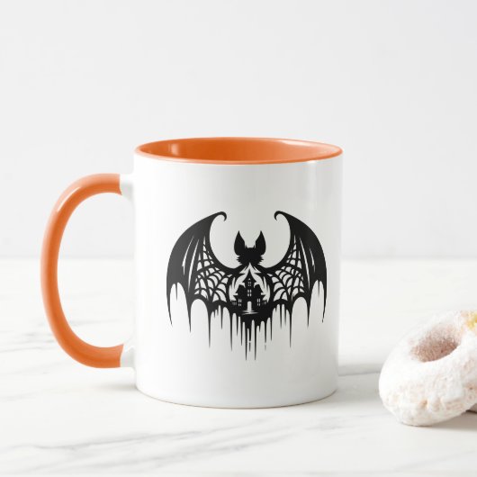 Halloween-Kaffeetasse Tasse (Mit Donut)