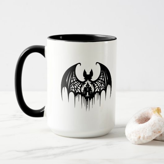 Halloween-Kaffeetasse Tasse (Mit Donut)
