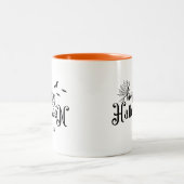Halloween-Kaffeetasse Zweifarbige Tasse (Mittel)