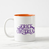 Halloween-Kaffeetasse Zweifarbige Tasse (Links)