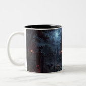 Halloween-Kaffeetasse Zweifarbige Tasse (Links)