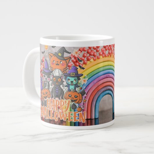 Halloween-Kaffeetassen Jumbo-Tasse (Vorderseite Links)