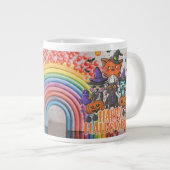 Halloween-Kaffeetassen Jumbo-Tasse (Vorderseite Rechts)
