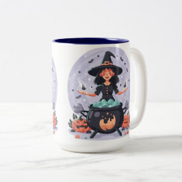 Halloween-Kaffeetassen Zweifarbige Tasse