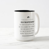 Halloween-Kaffeezauber Excelsa Dark Roast Zweifarbige Tasse (VorderseiteRechts)