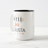 Halloween-Kaffeezauber Robusta Starke Brew Zweifarbige Tasse (Vorderseite Links)