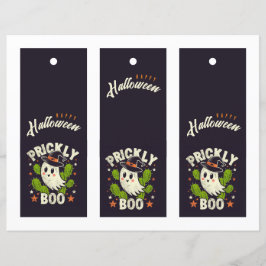 Halloween-Kakteen-Lesezeichen