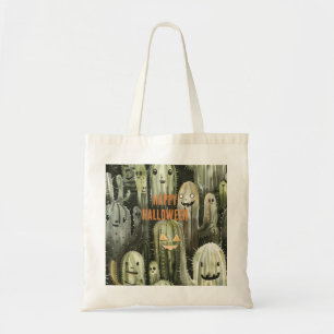 Halloween-Kaktus Tragetasche