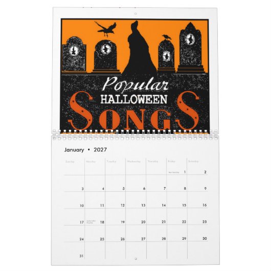 Halloween-Kalender 2013 Kalender (Jan 2027)