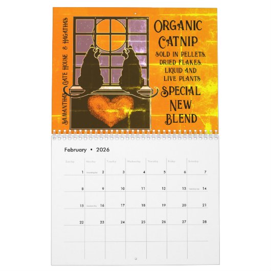 Halloween-Kalender 2025 Kalender (Feb 2026)